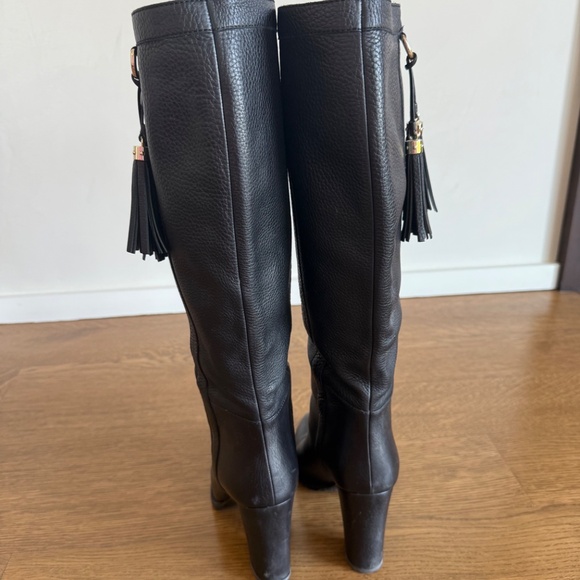 Gucci high leather boots size 39.5 - Picture 3 of 6